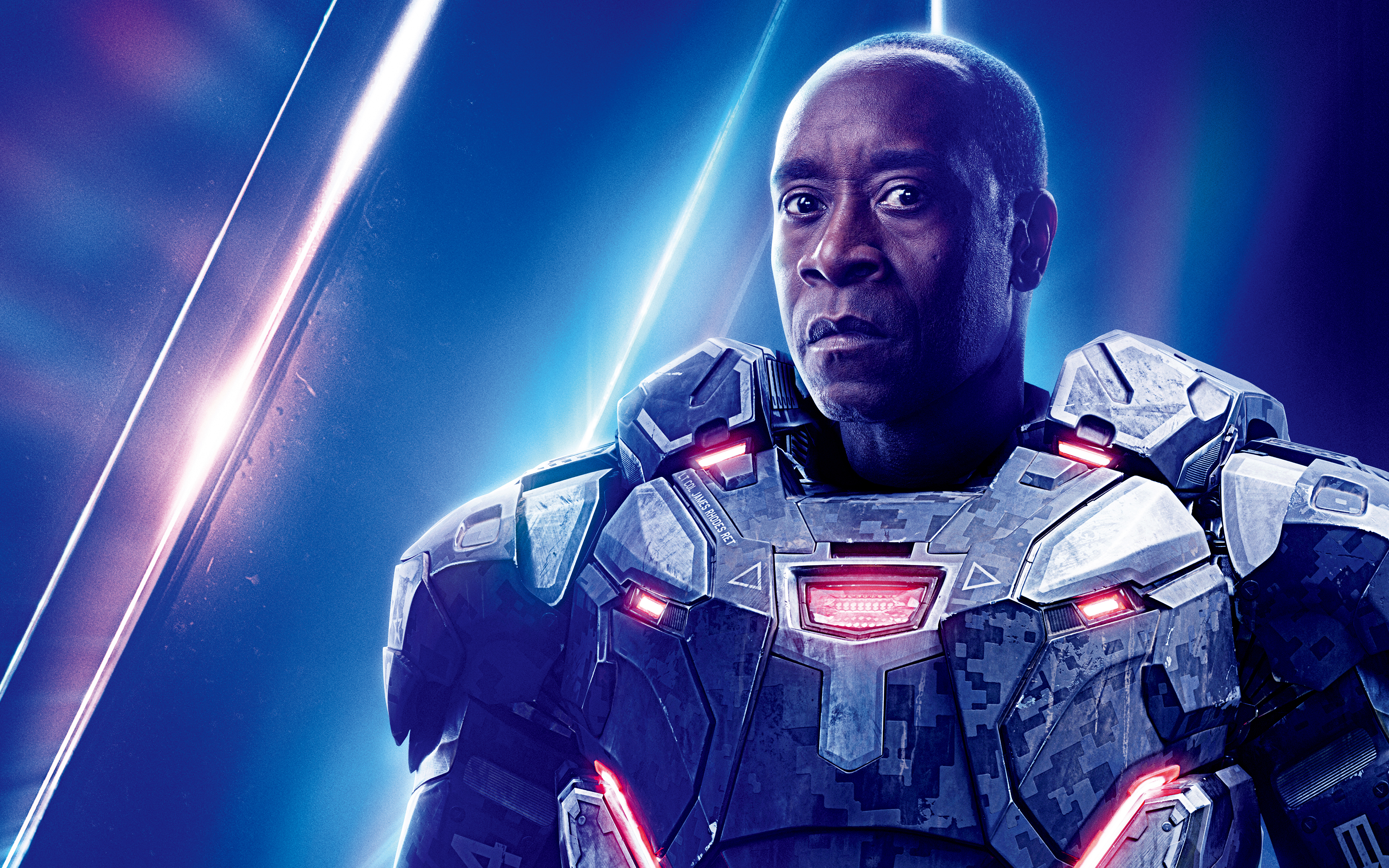 Don Cheadle as War Machine in Avengers Infinity War 5K4602217610